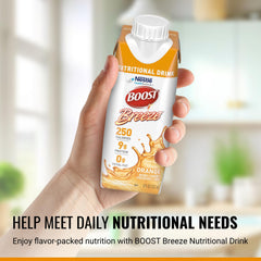 BOOST Breeze wildberry-glass showcases a tasty, vitamin-rich drink for daily balance.
