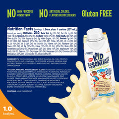 Pour of Boost Kid Essentials Vanilla Vortex illustrating a balanced snack moment