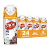 BOOST Very High Calorie Drink bottle for convenient weight gain support.