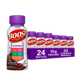 BOOST Women Balanced Drink bottle shows protein-rich formula for daily energy