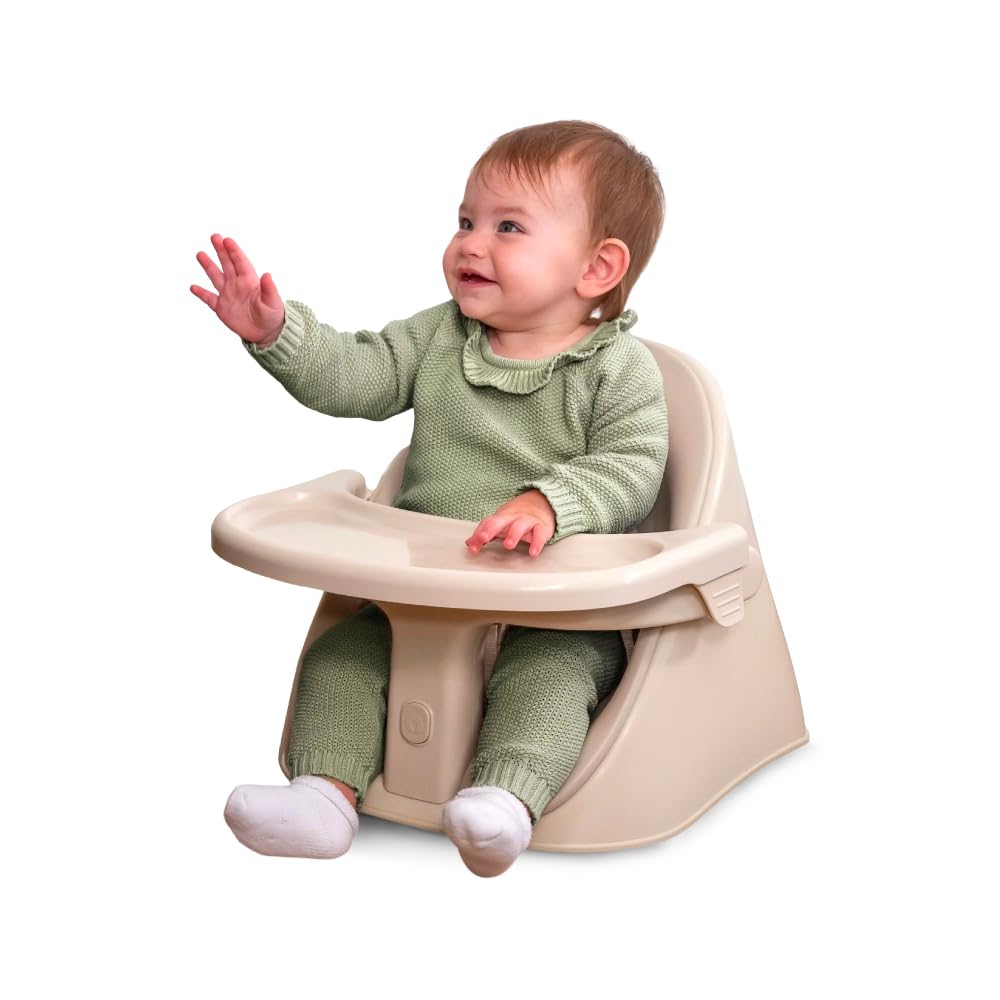 Boppy Proper Posture seat front view showing ergonomic support for early sitting.