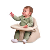 Boppy Proper Posture seat front view showing ergonomic support for early sitting.