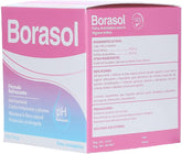 Borasol antiseptic powder bottle for refreshing intimate hygiene.