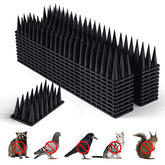 BORHOOD Bird Spikes 20-pack on railing deters nesting.