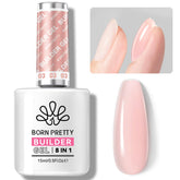 Born Pretty builder gel nails extensions in pink for durable length and shine