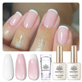 Born Pretty French manicure kit packaging shown for at-home nail art.