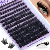 B&Qaugen manga lash clusters with spikes for dramatic anime-inspired volume and all-day wear.
