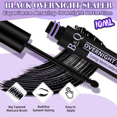 B&Qaugen waterproof lash glue delivers reliable hold during daily activities.