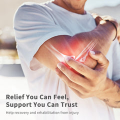 Bracoo Elbow Brace four-way stretch fabric provides even compression