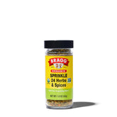 Bragg Sprinkle Seasoning bottle-dusting adds complex flavor with salt-free appeal.
