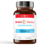 Brain Bean Brain Basics Ultra Iodine bottle close-up for daily thyroid support and brain wellness.