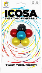 Brainwright Icosa Atomic Puzzle Ball travel-ready design for road trips and classes.