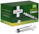 Brandzig 10ml Luer Lock syringe with no needle for precise dispensing.