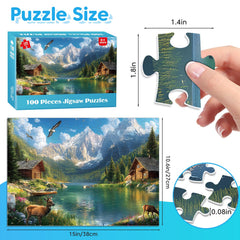 BraniacBits autumn leaves puzzle – chunky pieces aid dexterity and focus