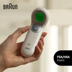 Braun No Touch Forehead Thermometer distance guide helps proper placement