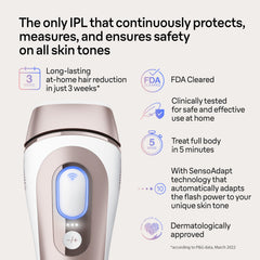 Braun Skin i-Expert Pro 7 app interface showing guided sessions