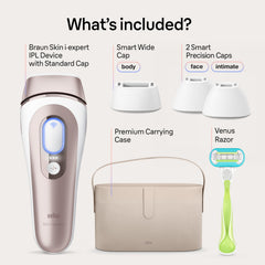 Braun Skin i-Expert Pro 7 hands holding device for easy home use