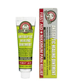 Brave Soldier antiseptic healing ointment 1oz bottle shown for fast wound protection.
