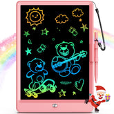 Bravokids 10-inch pink LCD writing tablet for mess-free doodling and imagination.