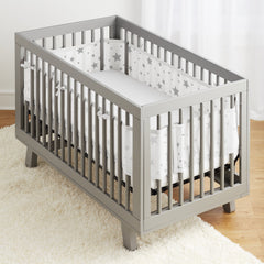 BreathableBaby Starlight liner on three sides for quick setup and adjustable coverage.