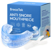 BreazTek Anti Snore Mouthpiece front view shows a comfortable adjustable design for nightly use