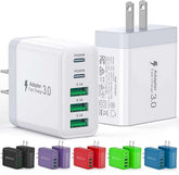BREEKET 2-pack 60W USB-C wall charger front view for multi-device charging.