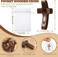 Brevynx compact palm-size cross ideal for daily prayer