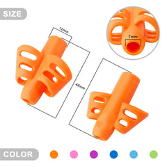 Bribobo 6-pack Pencil Grips snug fit for improved control.