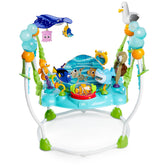 Bright Starts Nemo rollerball toy station in the Finding Nemo Sea of Activities Jumper boosts tactile play