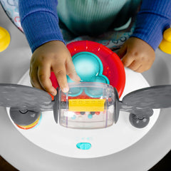 Bright Starts Mickey Mouse walker toy station removable for seated play on the go.