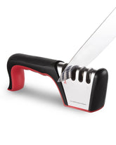 Brigii 4-in-1 knife sharpener main view showcases compact versatility for kitchen blade care.