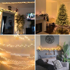 Brillarlights 13ft incandescent mini lights for indoor and outdoor decor