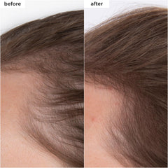 Briogeo Destined for Density bottle back view highlighting fragrance-free formula details
