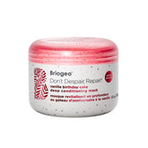Briogeo Don't Despair Repair Birthday Cake mask jar for deep conditioning and renewal.