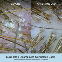 Briogeo Scalp Revival lather showing creamy texture for comfort