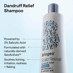 Briogeo Scalp Revival pour shot demonstrating easy application