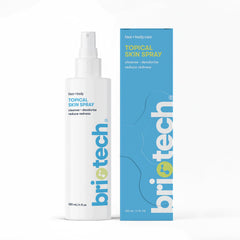 BRIOTECH Topical Skin Spray bottle front, gentle mist for sensitive skin.