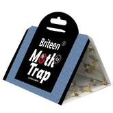 Briteen moth trap in pantry setup attracts moths and protects food storage.