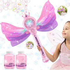 Britik Bubble Wands front view showcases princess design for imaginative outdoor play.