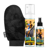 Bro Glo self-tanner starter bundle for the face delivers a natural glow.