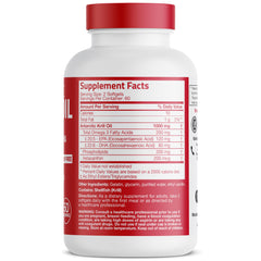 Bronson Antarctic Krill Oil omega-3 phospholipids for enhanced delivery.