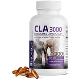 Bronson CLA 3000 bottle with label, extra high potency potential support for daily wellness.