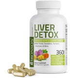 Bronson Liver Detox bottle front view for daily liver support and detox