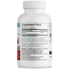 Bronson Melatonin fast dissolve cherry tablets closeup supports easier sleep onset
