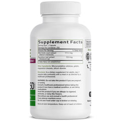Bronson Milk Thistle Dandelion Capsules close-up show capsules for liver health support.
