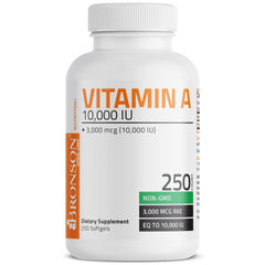 Bronson Vitamin A 10,000 IU softgel daily use for routine health