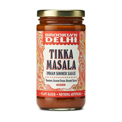 Brooklyn Delhi Tikka Masala jar ready for a quick weeknight curry.