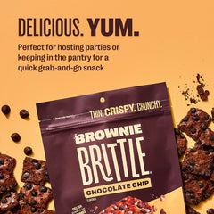 Brownie Brittle 20-bag pantry storage displays convenient snack packs.