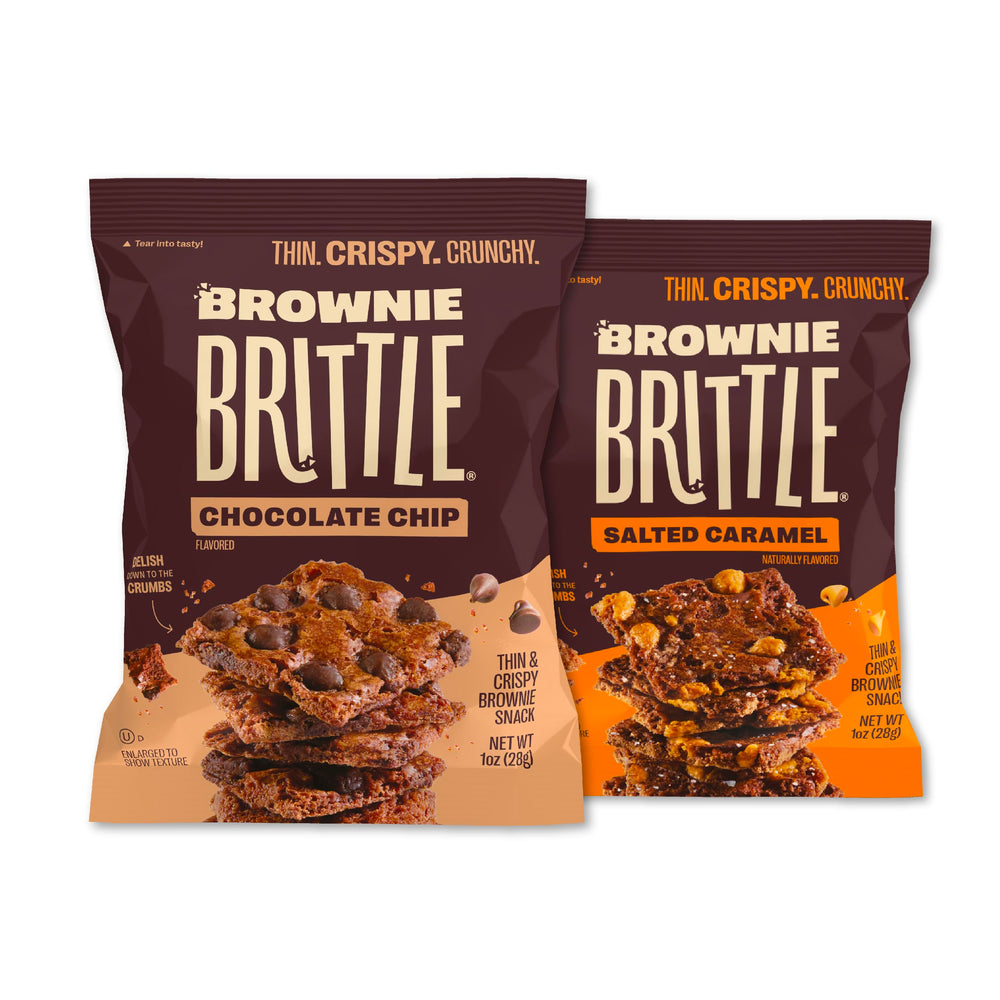 Brownie Brittle chocolate chip bag 1oz for a crisp, chocolatey snack.
