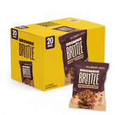 Brownie Brittle Original Chocolate Chip 20-pack bags are crispy and portable for on-the-go snacking.
